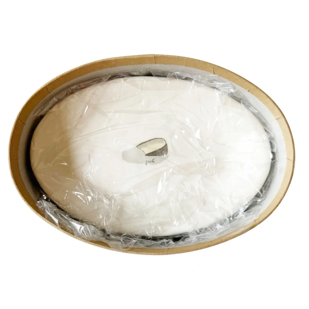 Crate & Barrel Assorted Cheese Plates Oval - Set of 6